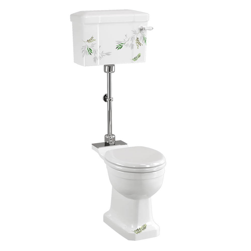 Bespoke Spring Forest Standard Medium Level WC with 520 Lever Cistern
